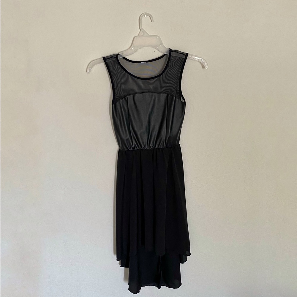 Black High-Low Dress